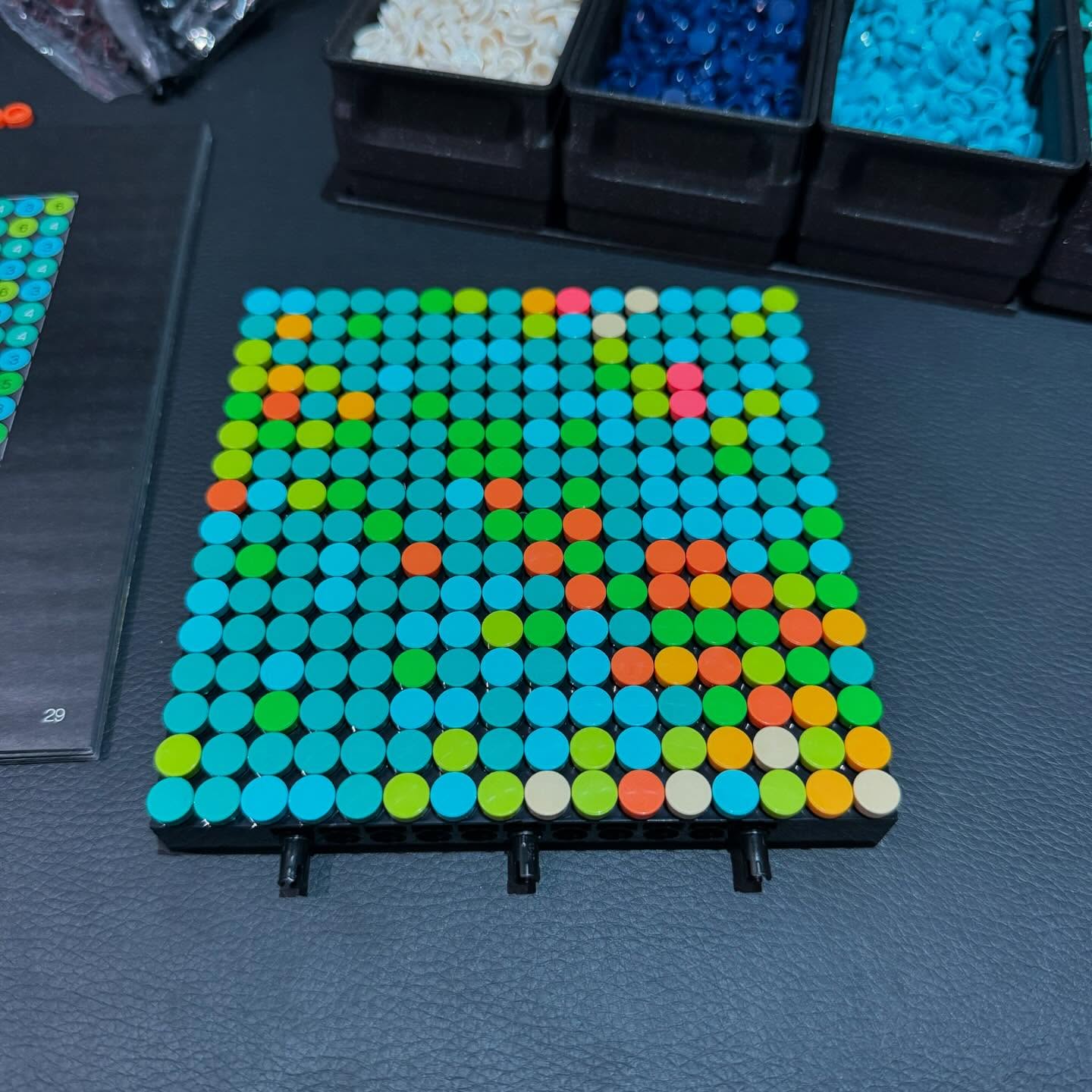 Progress - 1 row completed #lego