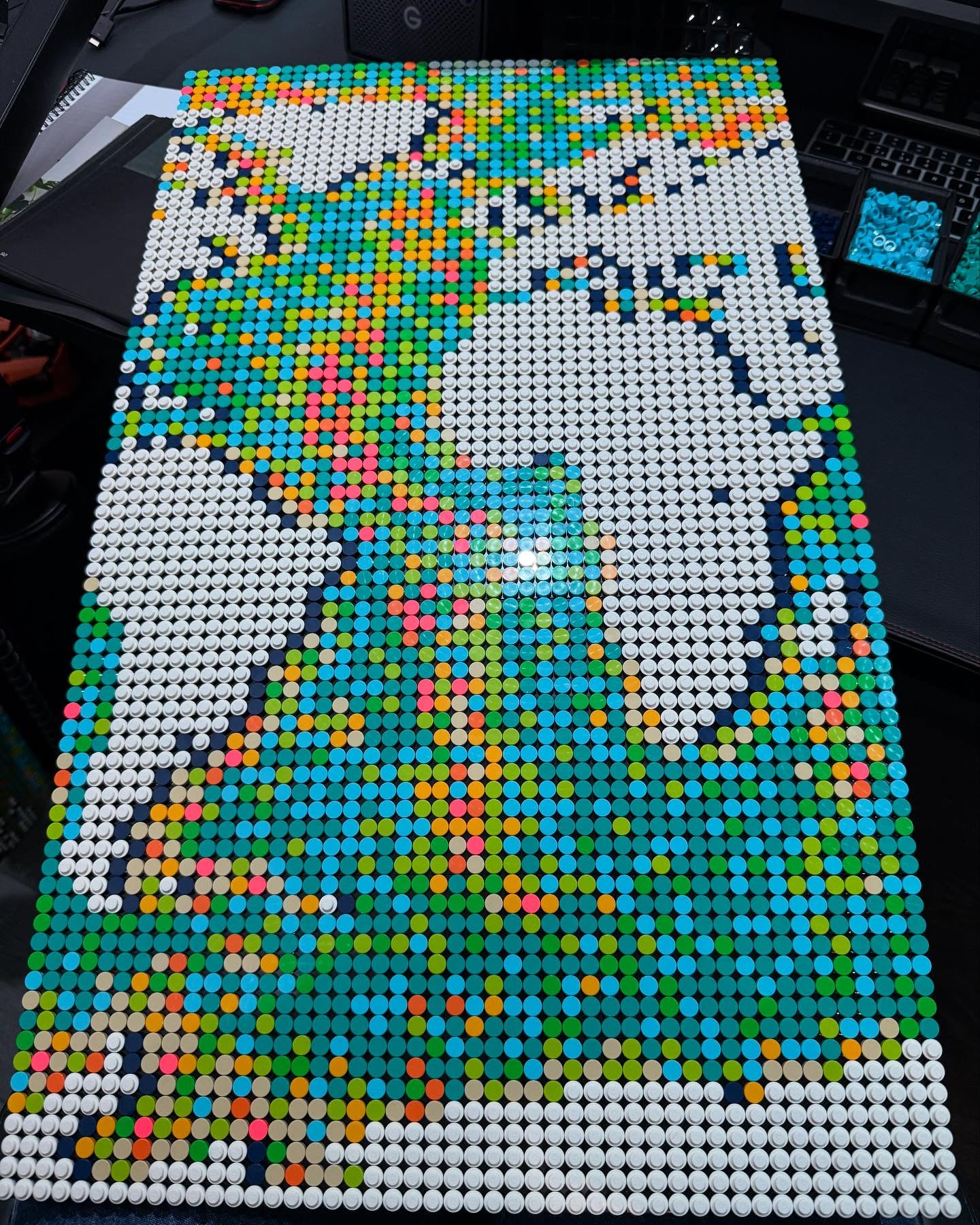 Making progress 256 studs at a time #lego