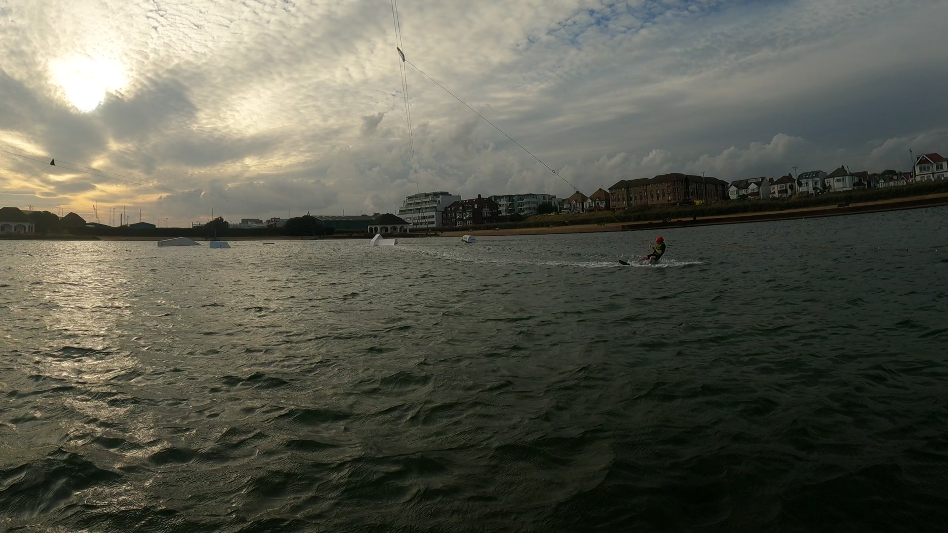 The lagoon from the water